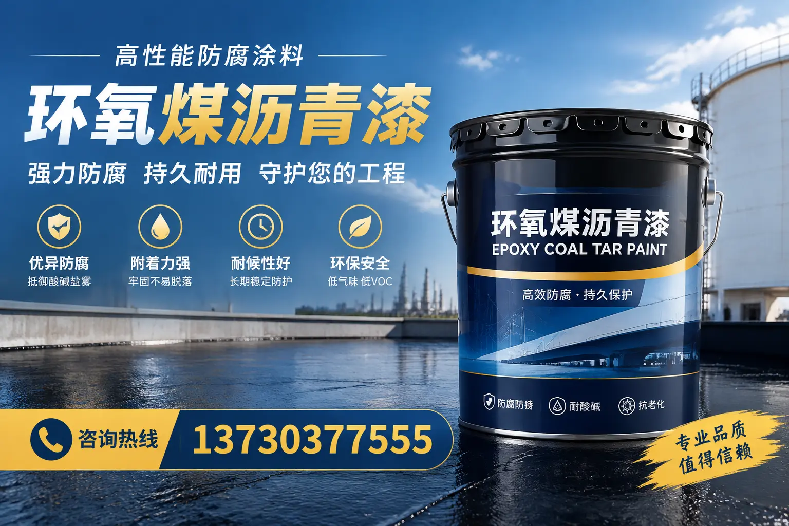 环氧煤沥青漆的耐久性分析，适合曲周的使用场景